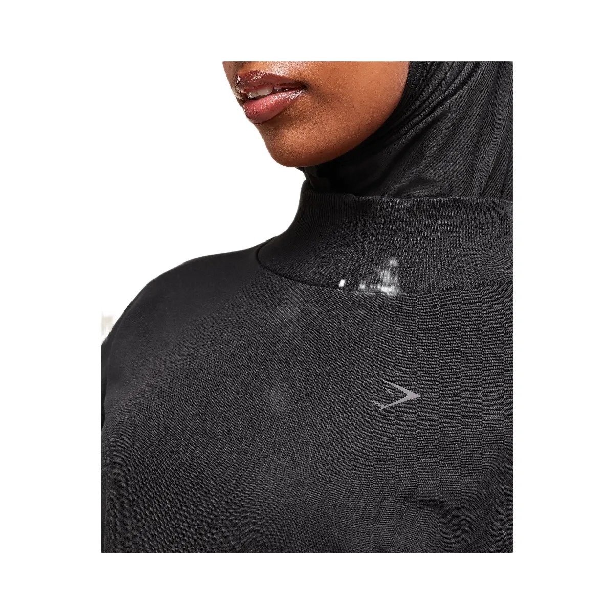 Gymshark Covered Pullover - Black - HypeFly India View 5