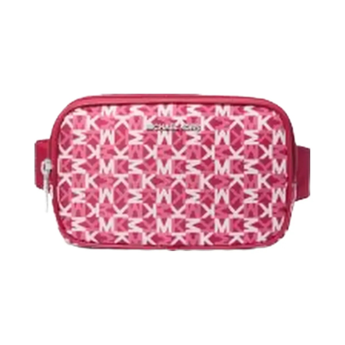 Michael Kors Khai Small Logo Printed Sling Pack Dk Raspberry - HypeFly India View 1