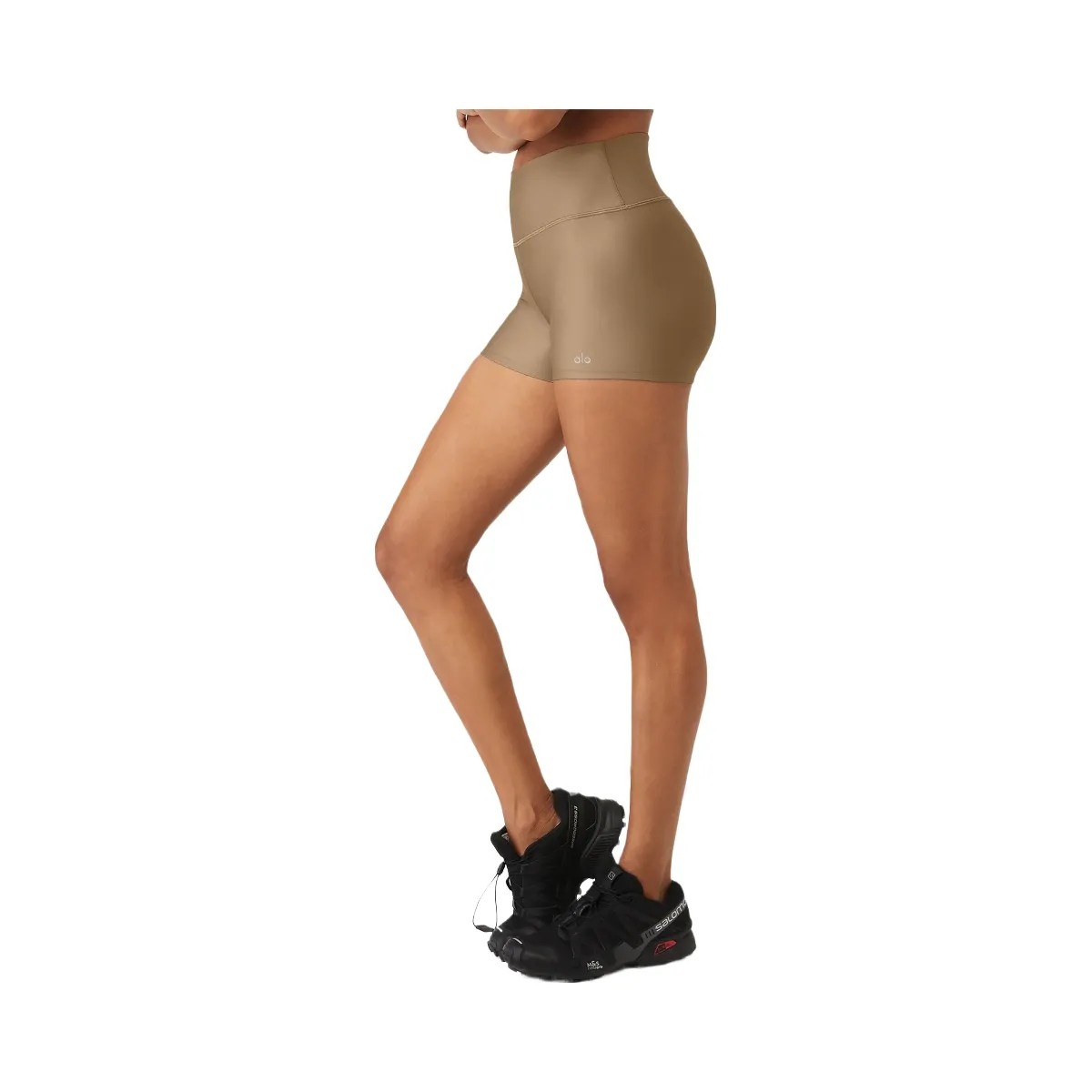 Alo Women's 3" High-Waist Airlift Short - Gravel - HypeFly India View 3