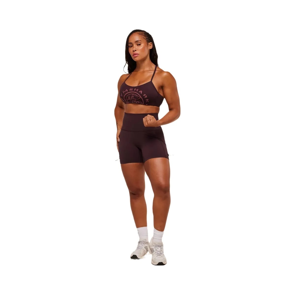 Gymshark Legacy Sports Bra - Cherry Purple - HypeFly India View 4