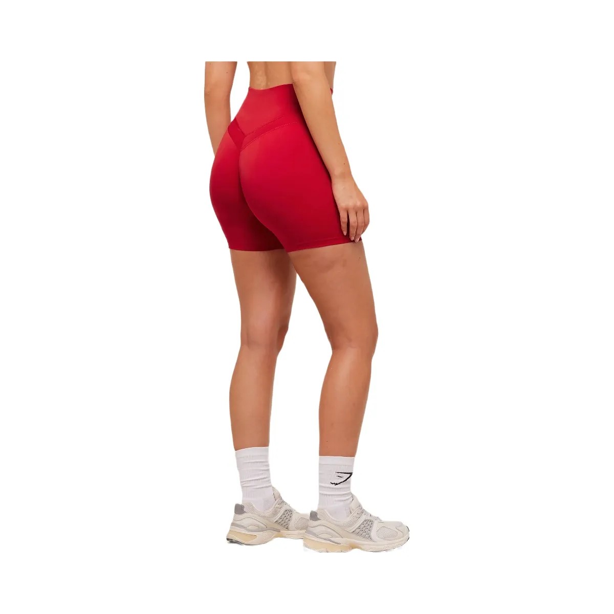 Gymshark Whitney Shorts - Carmine Red - HypeFly India View 2