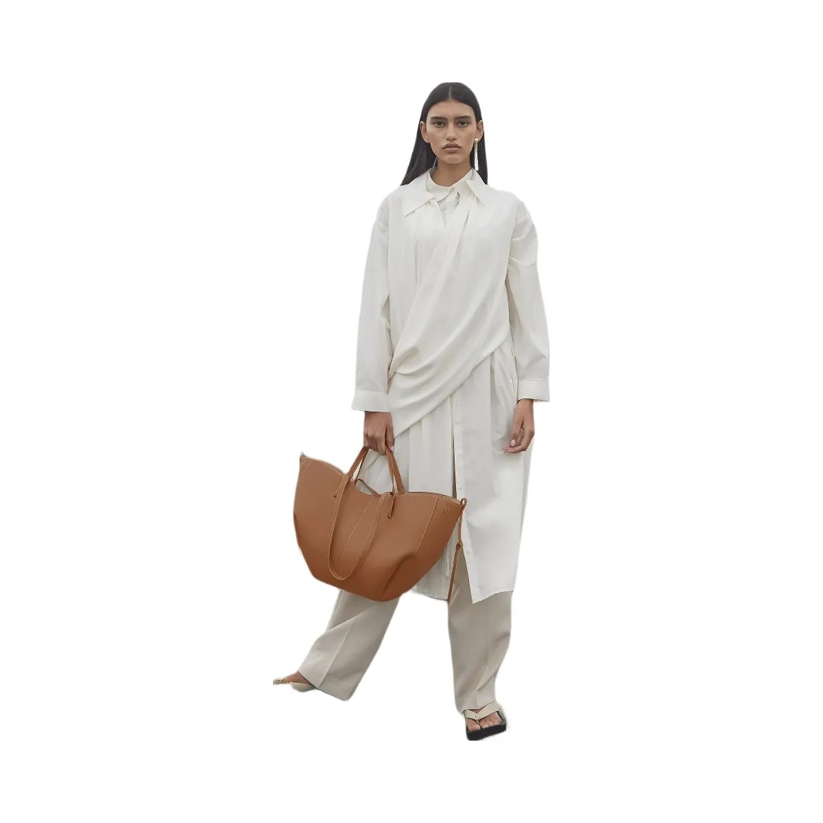 Polene Cyme Textured Camel - HypeFly India View 2
