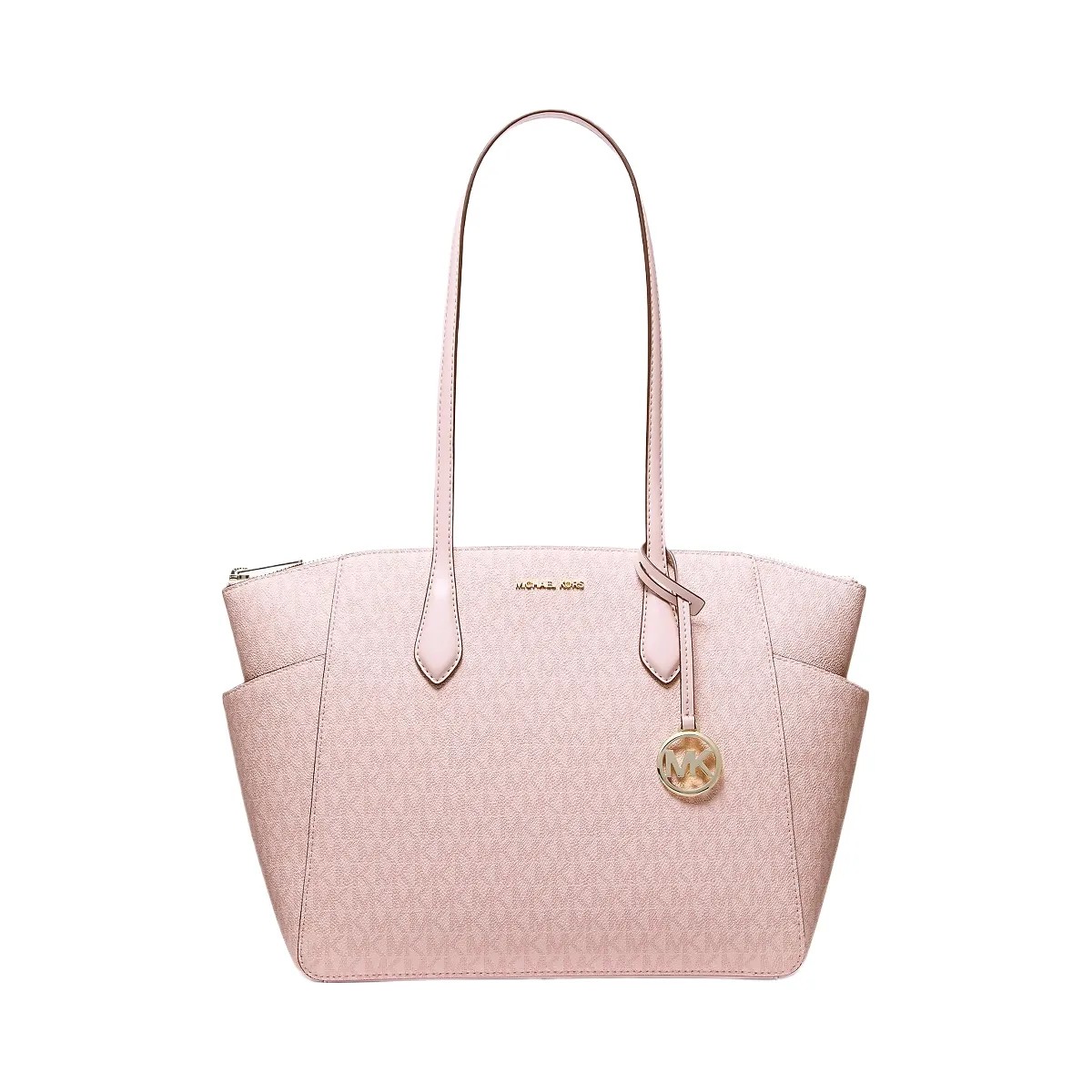Michael Kors Marilyn Medium Signature Logo Tote Bag Pwd Blsh Mlt - HypeFly India View 1