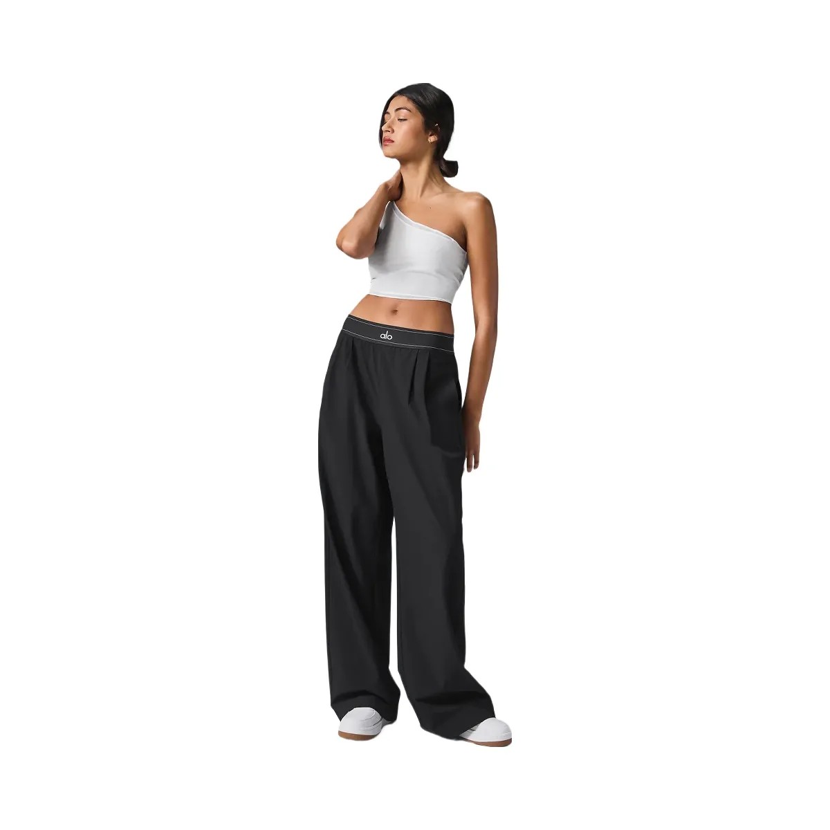 Alo Women's Suit Up Trouser (Regular) - Black - HypeFly India View 5