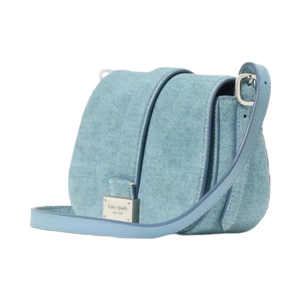 Kate Spade Nouveau Mini Saddle Bag Blue Multi - HypeFly India View 1