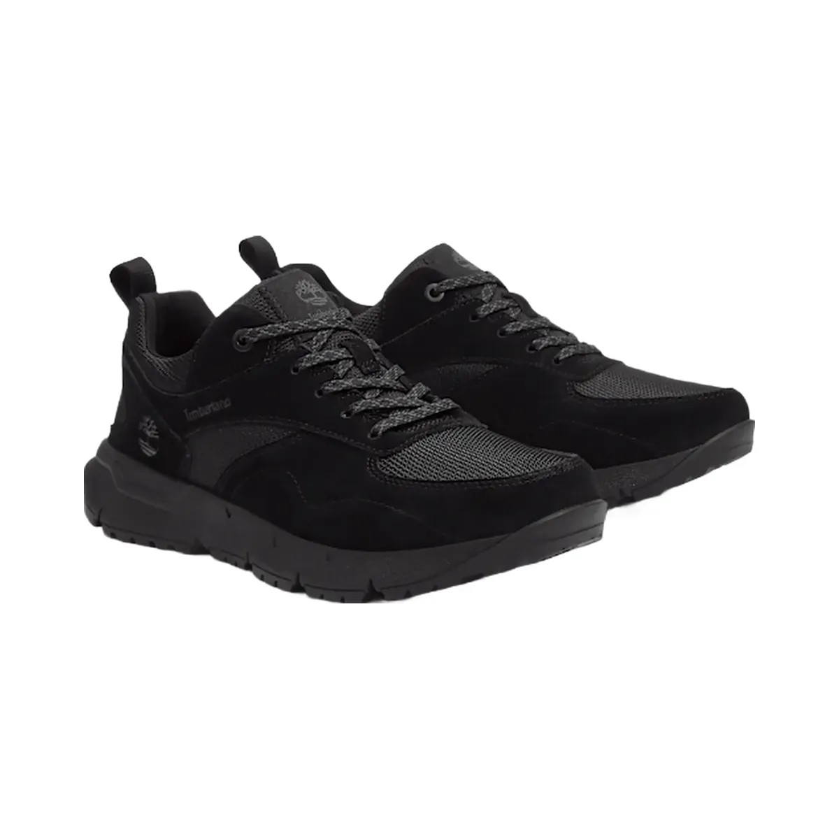Timberland Voyager Park Low Lace-Up Sneaker Black Mesh Men'S - HypeFly India View 4