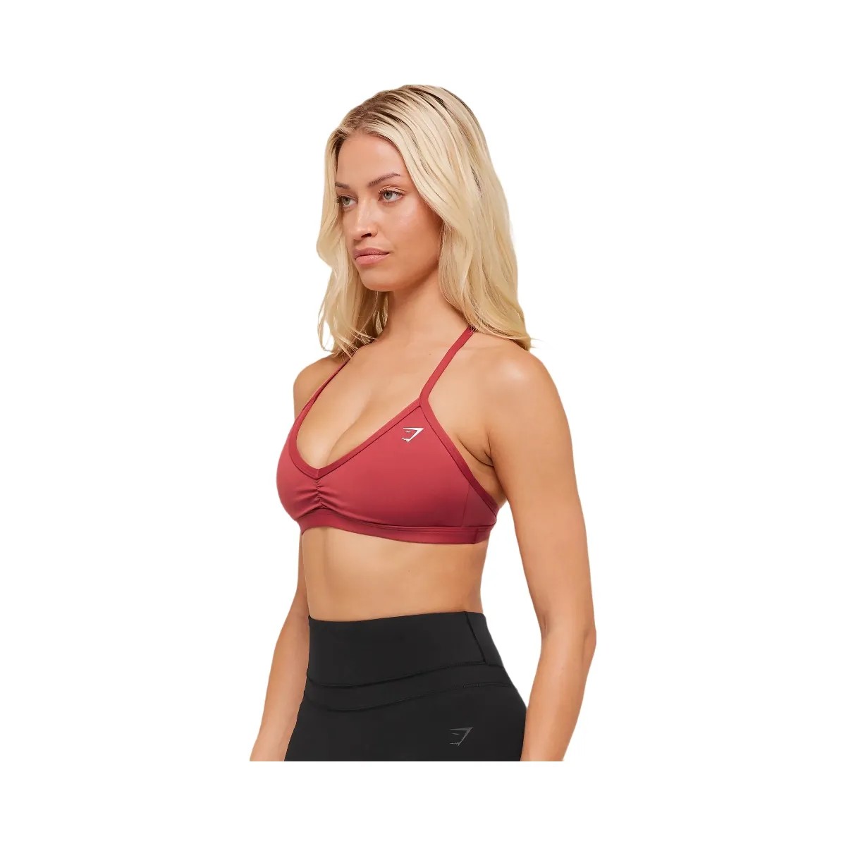 Gymshark Minimal Sports Bra - Athletic Burgundy - HypeFly India View 3