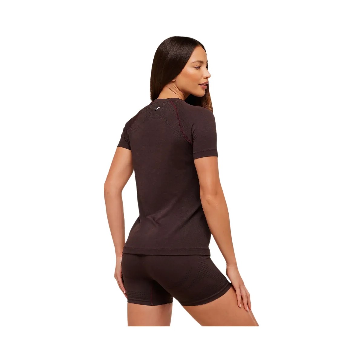 Gymshark Vital Light T-Shirt - Rich Maroon/Marl - HypeFly India View 3