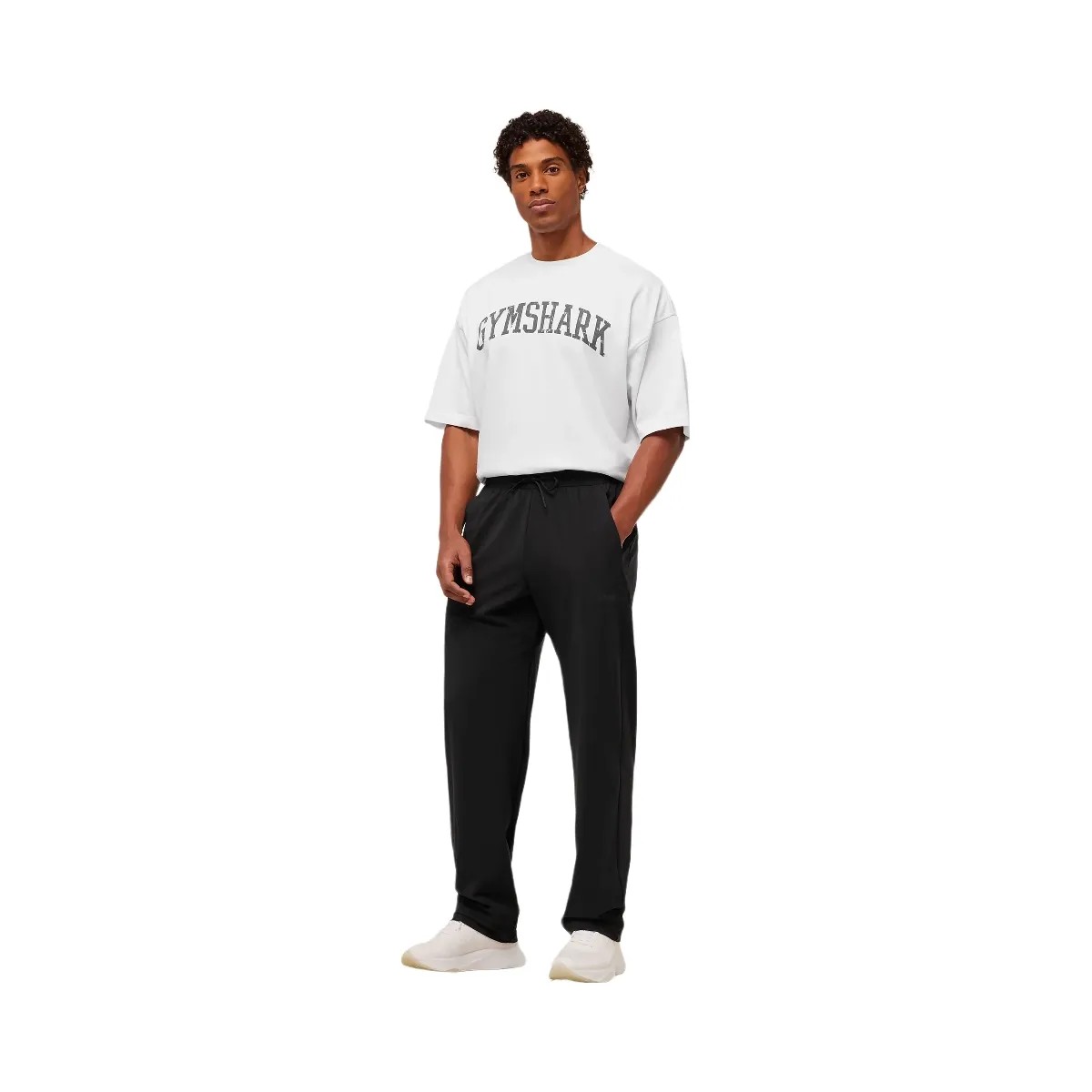 Gymshark Hybrid Joggers - Black - HypeFly India View 4
