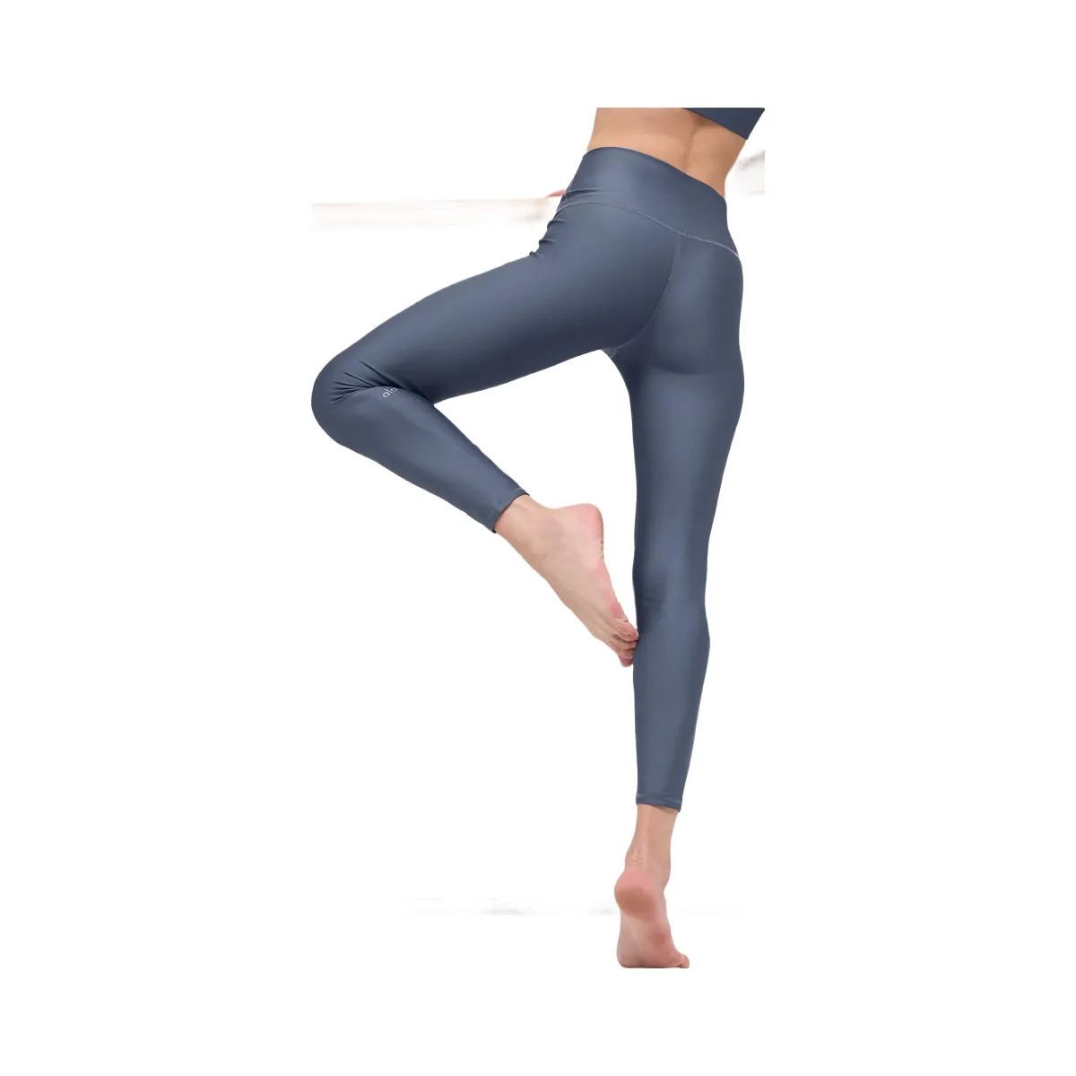 Alo Women's 7/8 High-Waist Airlift Legging - Bluestone - HypeFly India View 2
