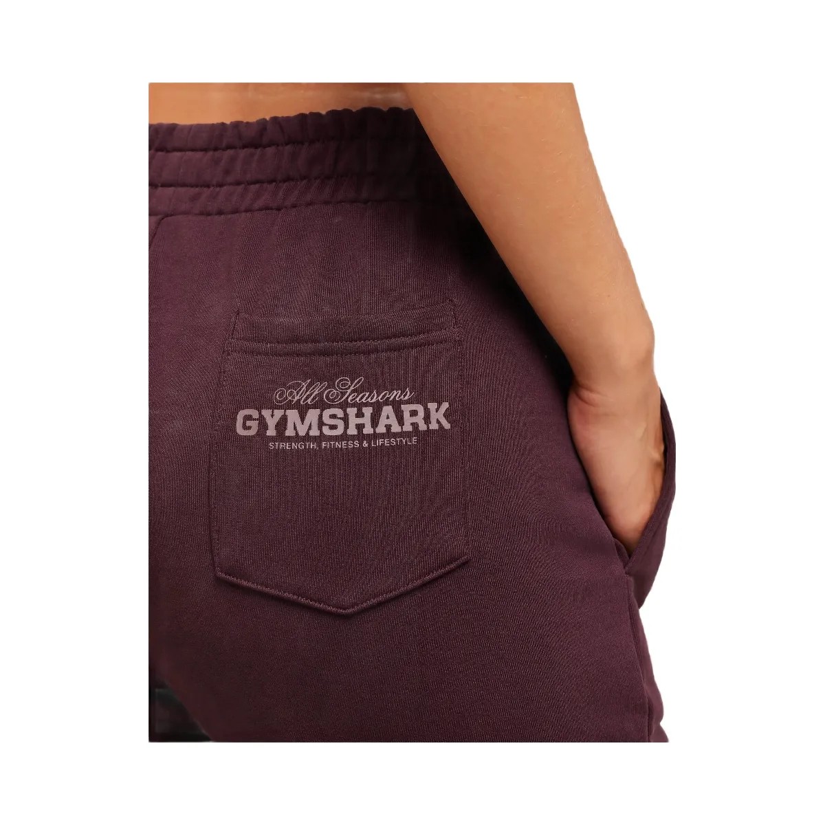 Gymshark All Seasons Graphic Jogger - GS Cherry Purple - HypeFly India View 5
