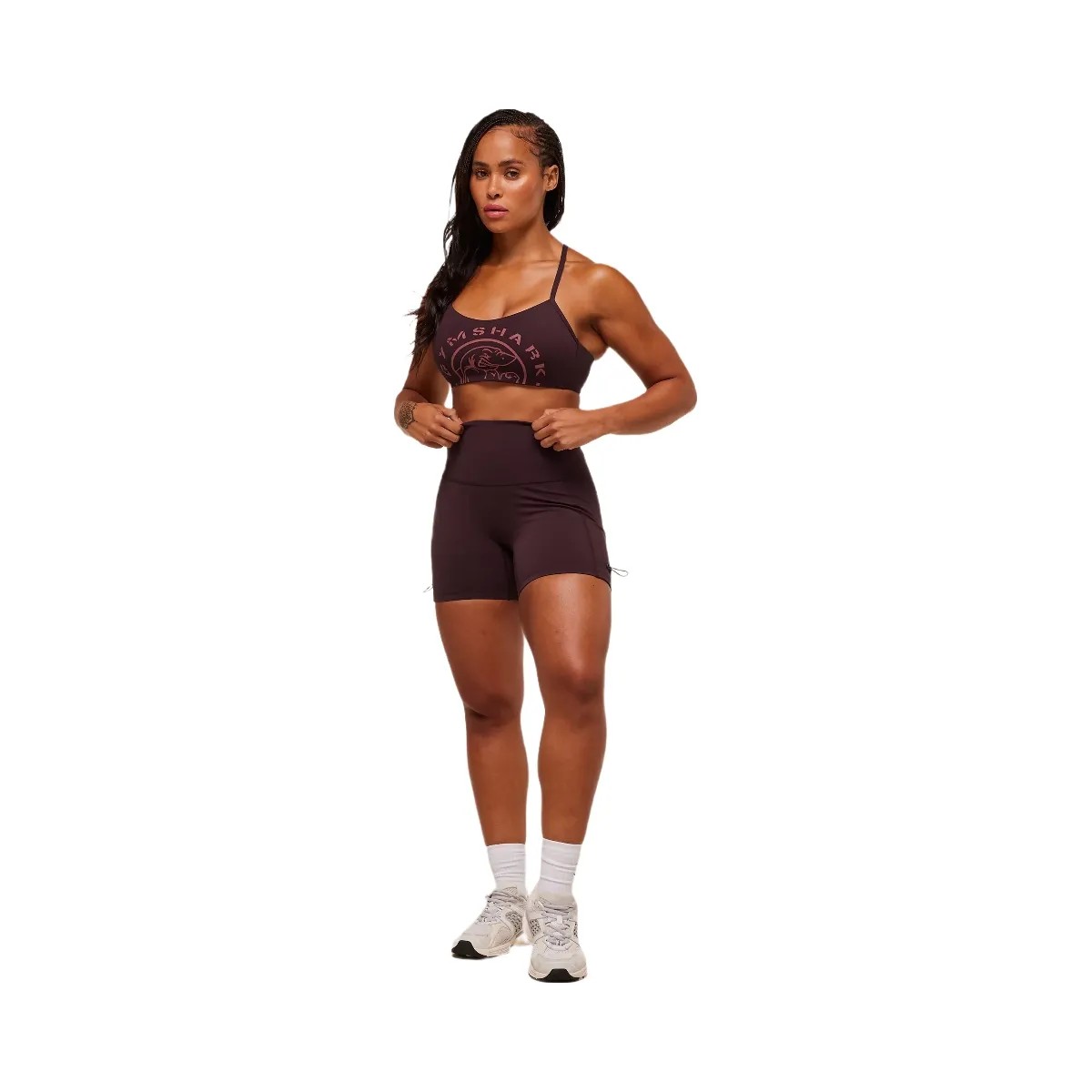 Gymshark Legacy Sports Bra - Cherry Purple - HypeFly India View 6