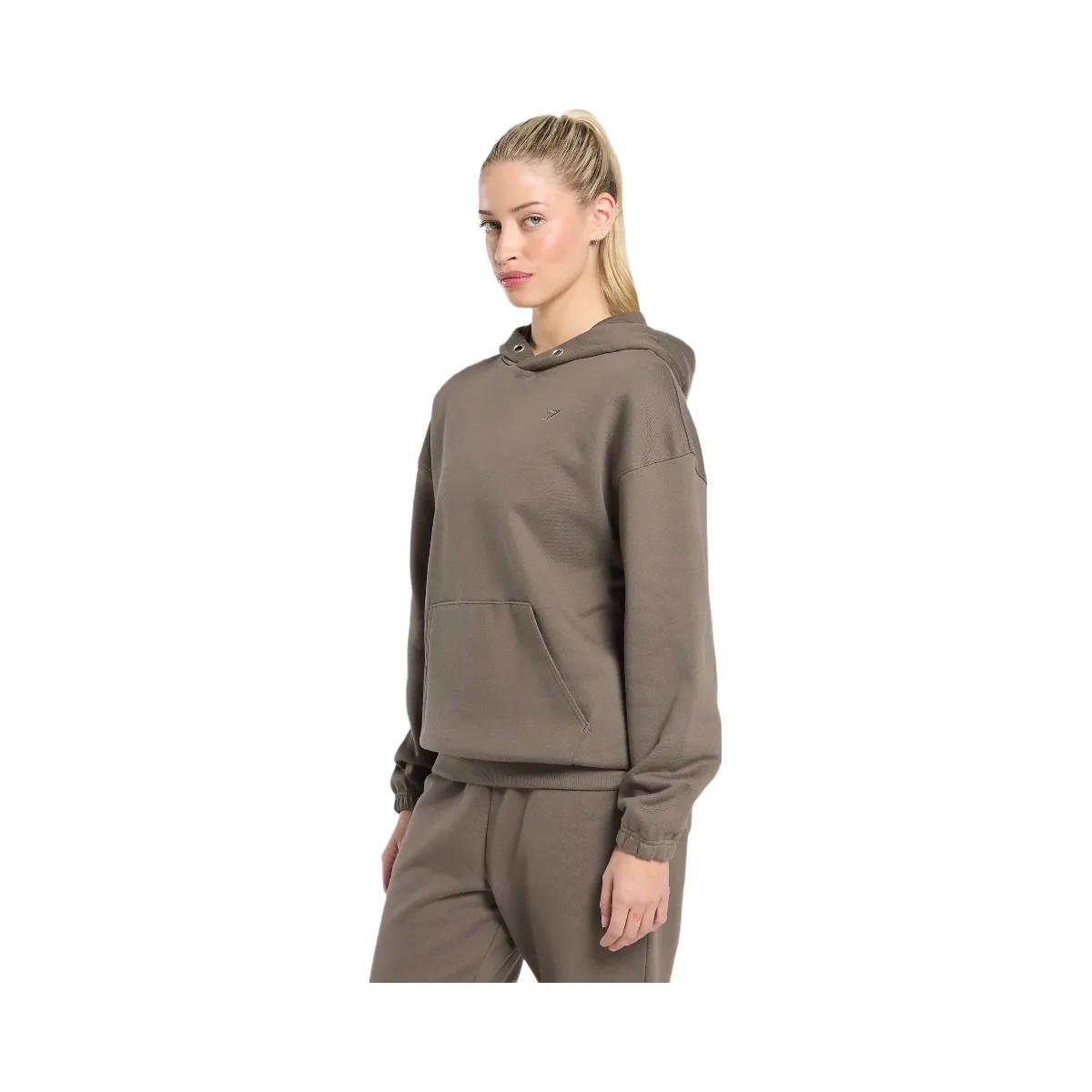 Gymshark Rest Day Sweats 2.0 Oversized Hoodie - Camo Brown - HypeFly India View 3