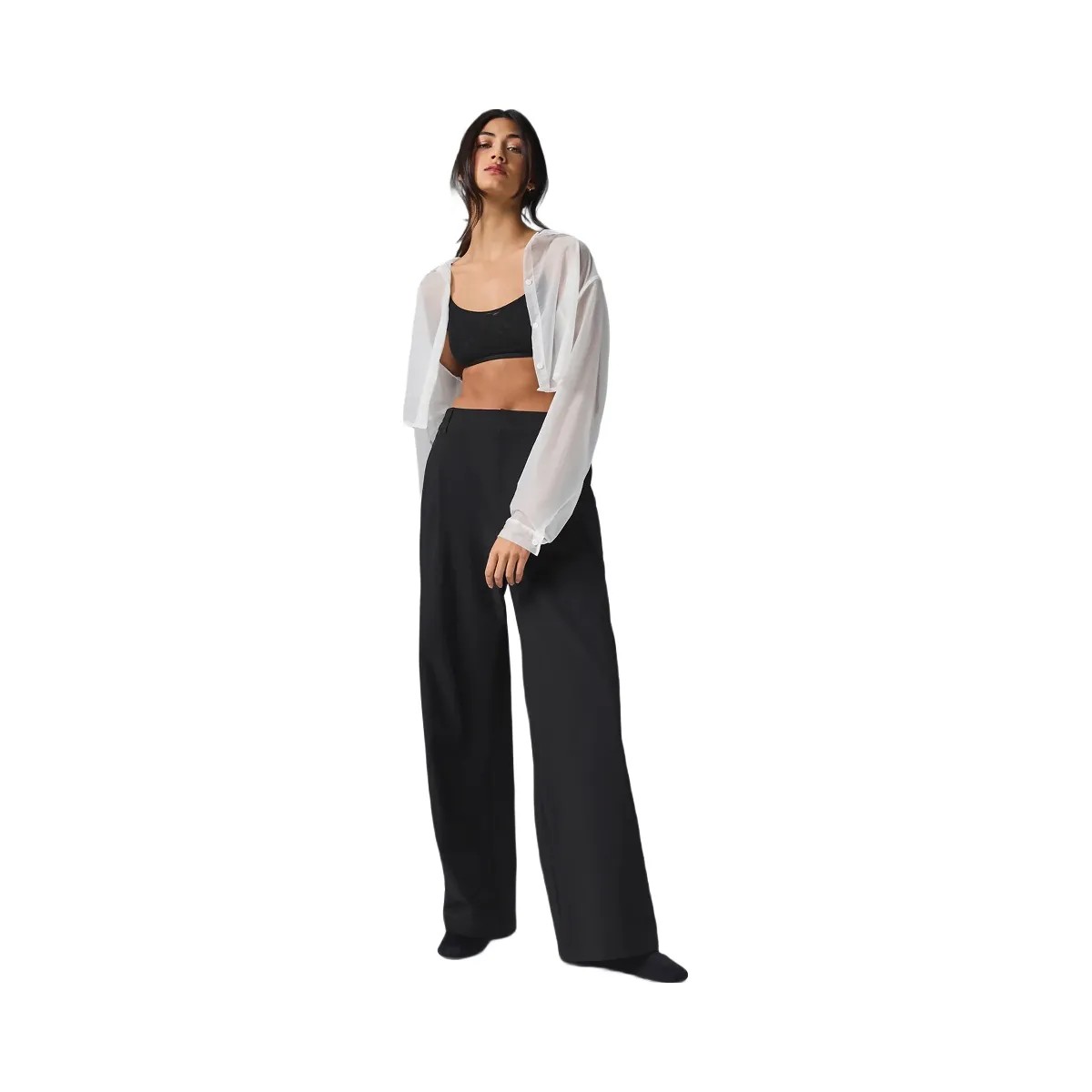 Alo Women's High-Waist Pursuit Trouser (Regular) - Black - HypeFly India View 1