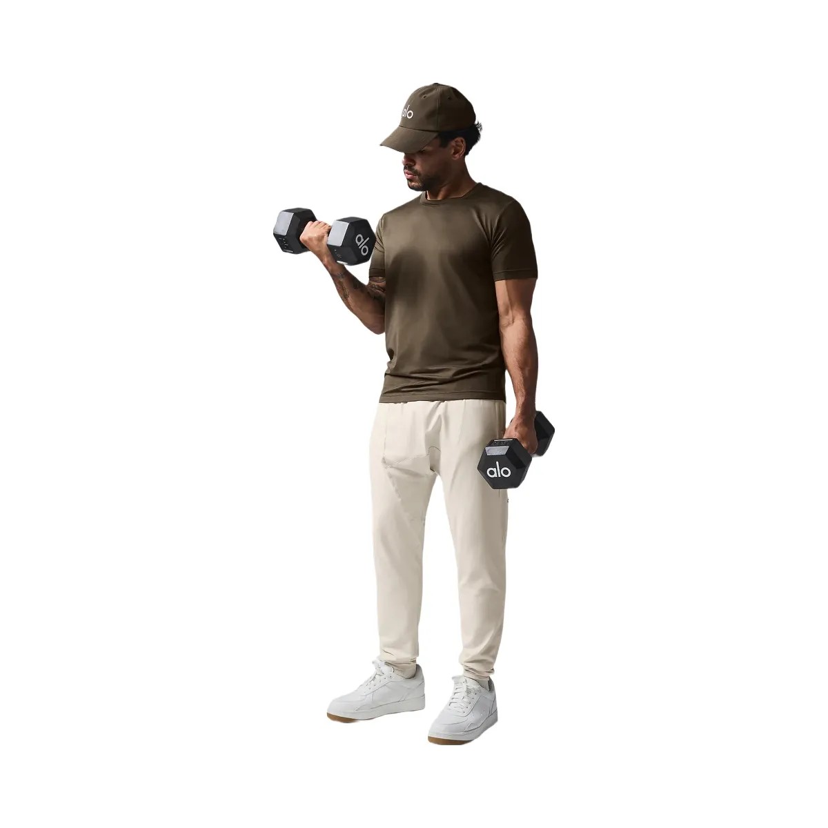 Alo Men's Conquer Revitalize Pant - Bone - HypeFly India View 1