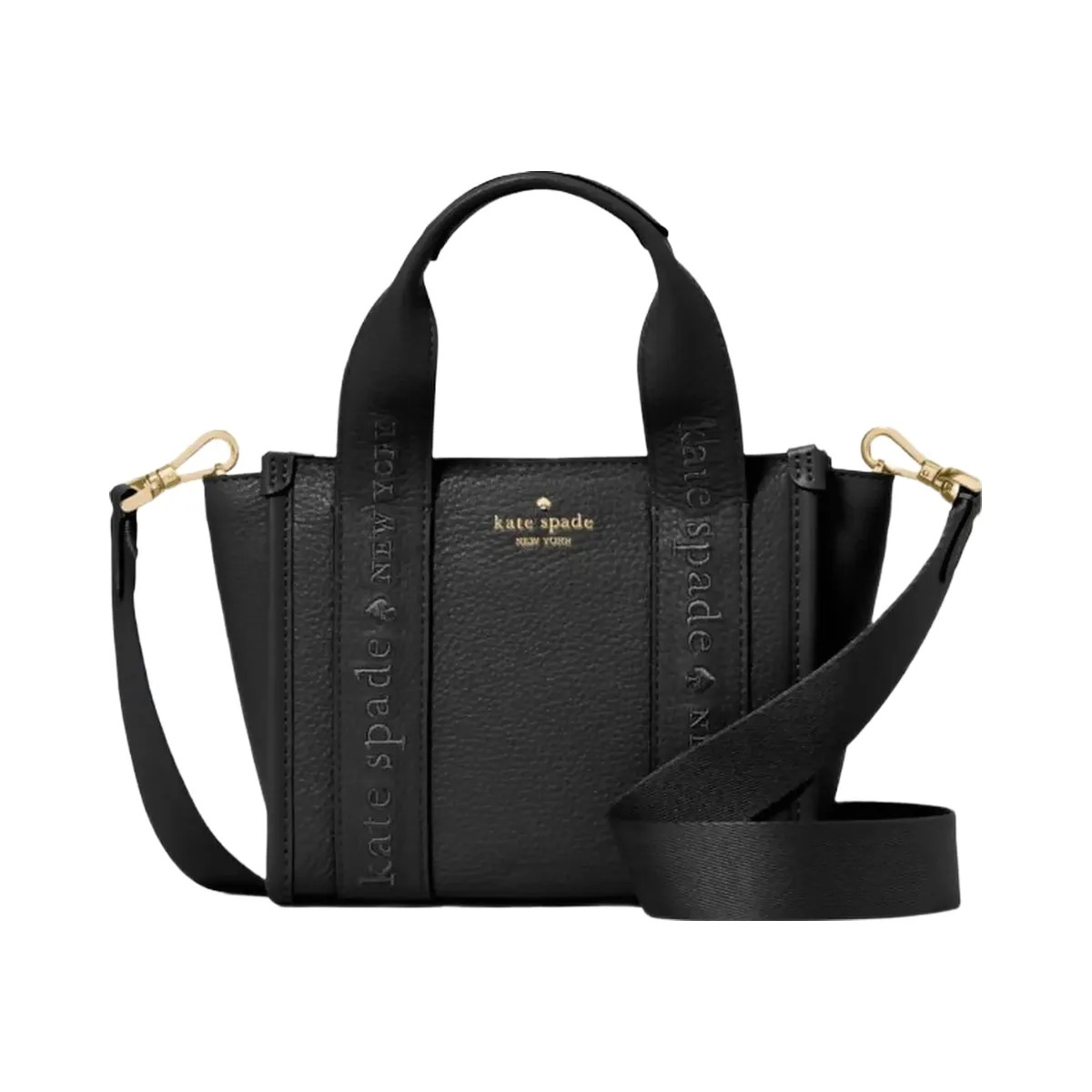 Kate Spade Kip Leather Mini Tote Black - HypeFly India View 1