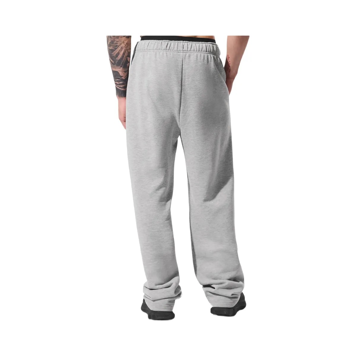 Alo Men's Accolade Straight Leg Sweatpant - Athletic Heather Grey - HypeFly India View 3