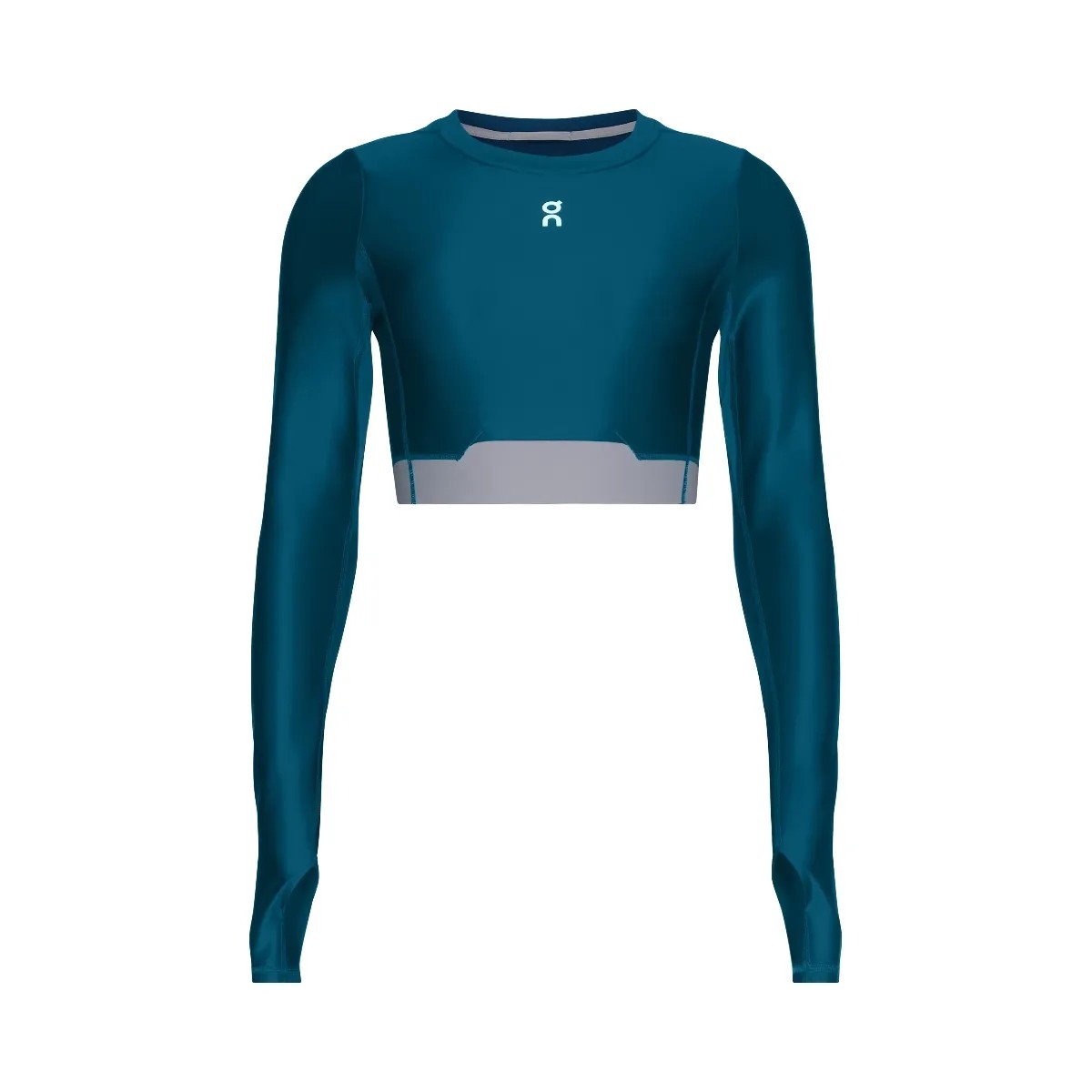 On Train Long Sleeve Crop Tempest - HypeFly India View 1
