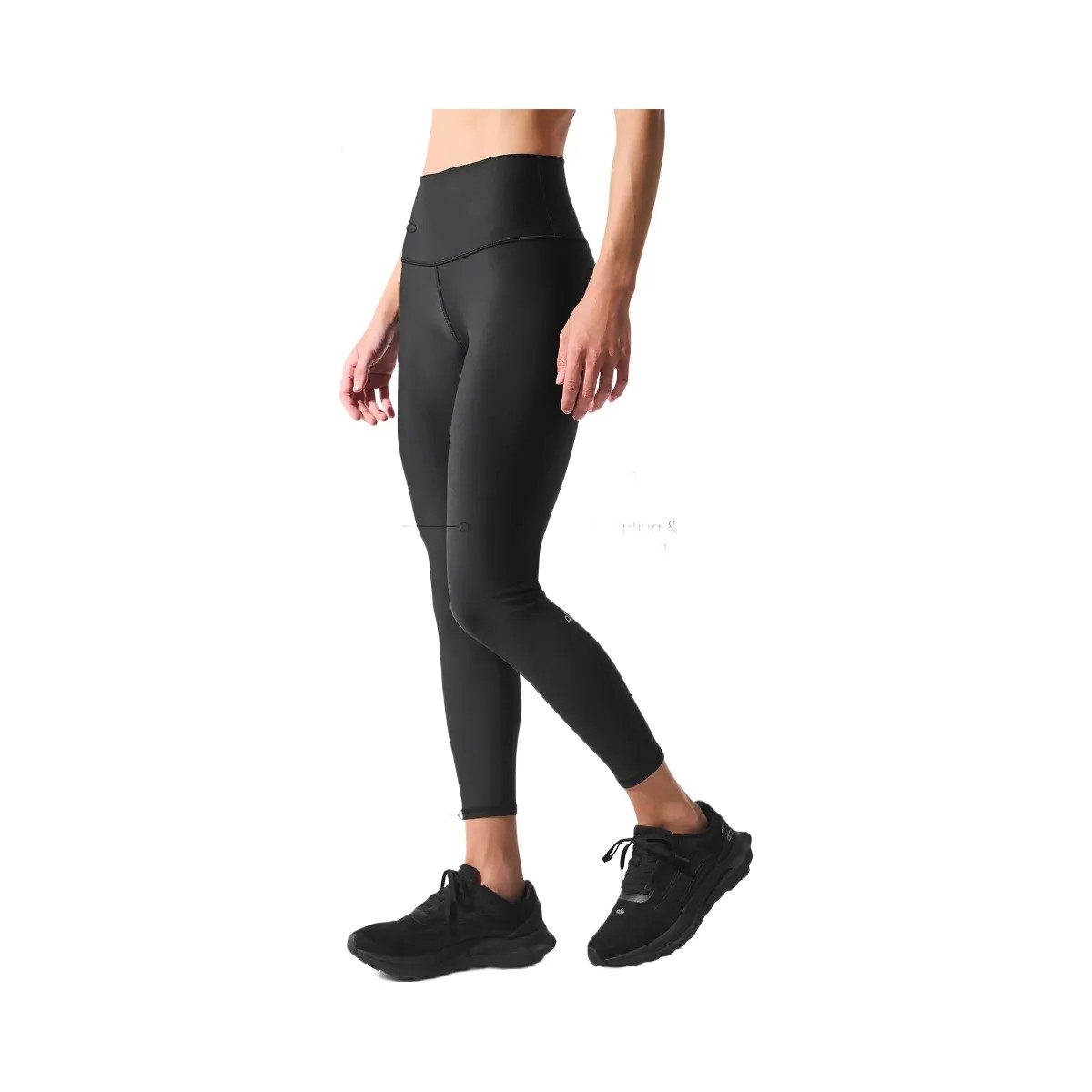 Alo Women's 7/8 High-Waist Airlift Legging - Black - HypeFly India View 2