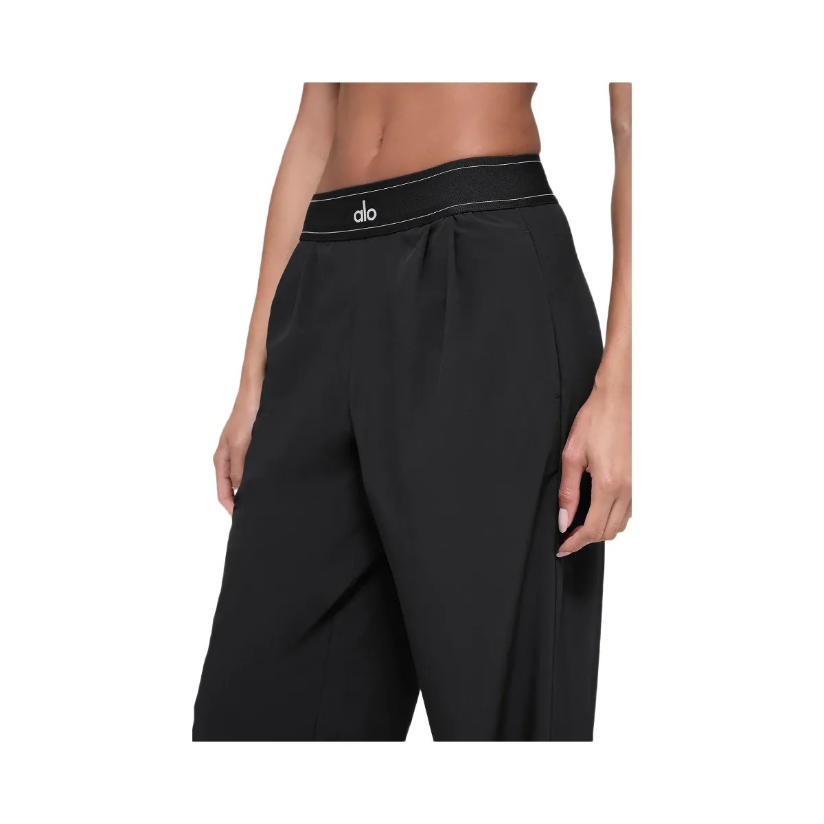 Alo Women's Suit Up Trouser (Long) - Black - HypeFly India View 2