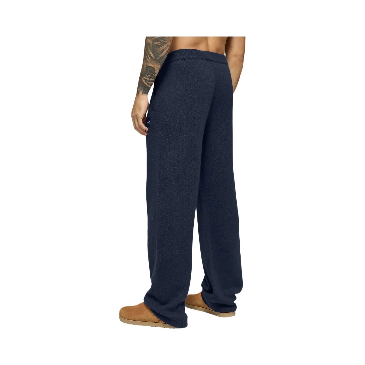 Alo Men's Wool Cashmere New Class Sweatpant - Navy - HypeFly India View 3