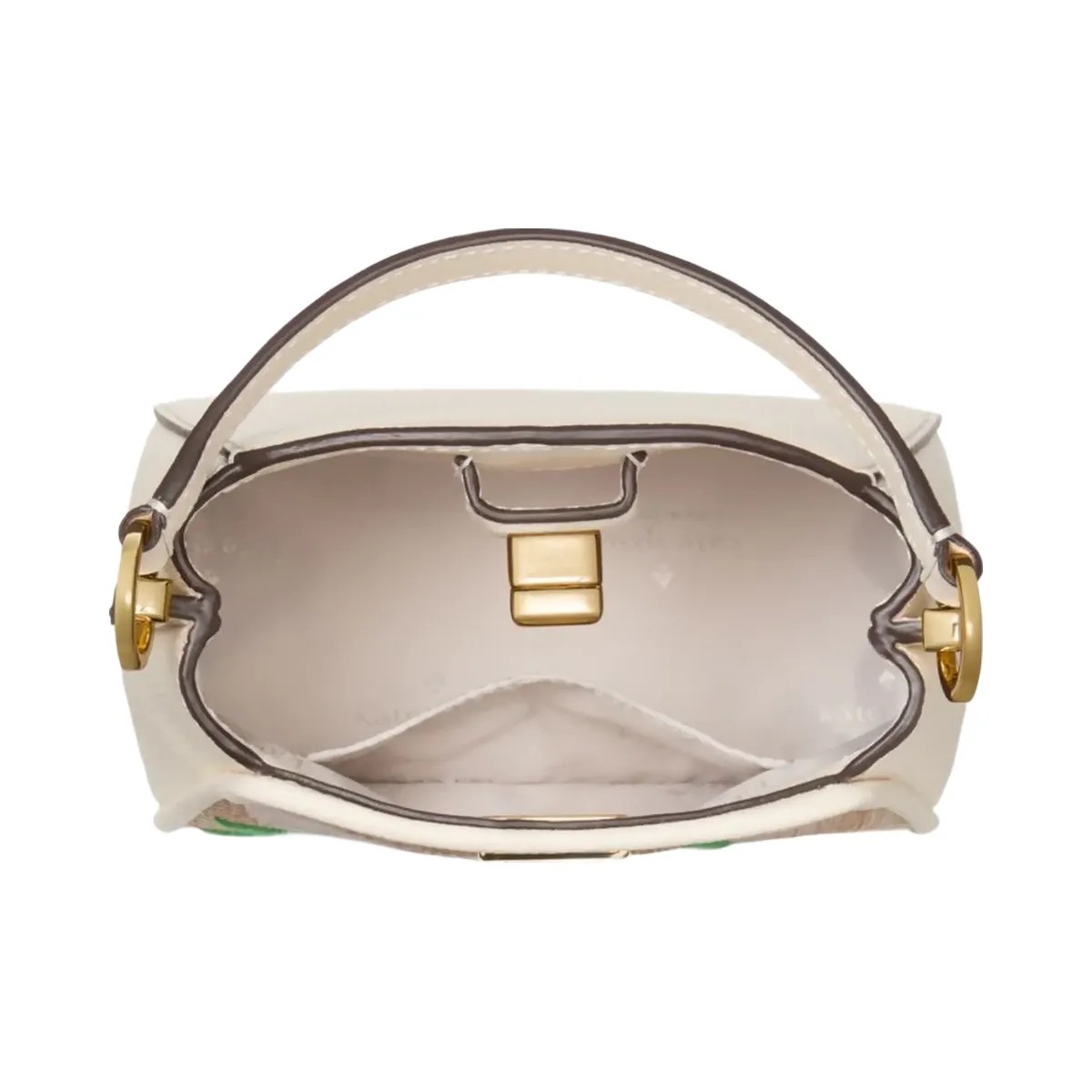Kate Spade Phoebe Straw Mini Top Handle Crossbody Natural Multi - HypeFly India View 4