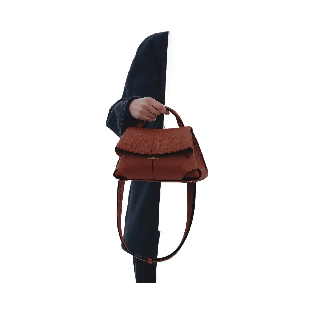 Polene Mokki Mini Textured Red Clay - HypeFly India View 3