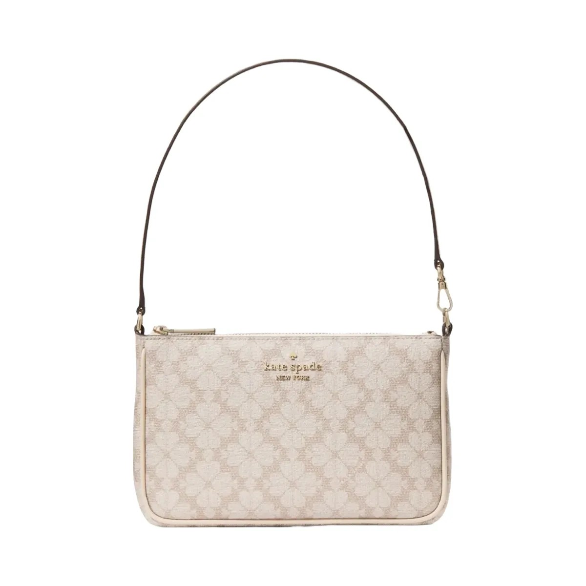 Kate Spade Flower Convertible Wristlet Dark Beige Multi - HypeFly India View 1