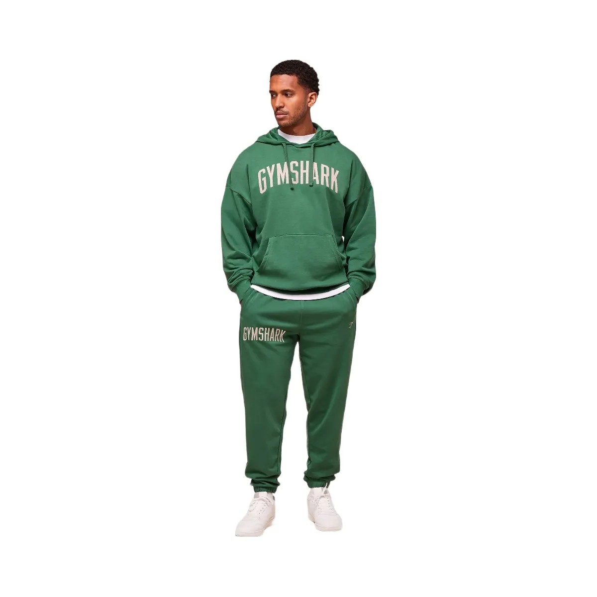 Gymshark Worn Graphic Hoodie - Lift Green - HypeFly India View 5