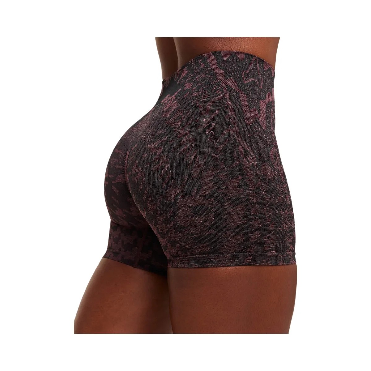 Gymshark Adapt Houndstooth Shorts - Black/Reset Pink - HypeFly India View 4
