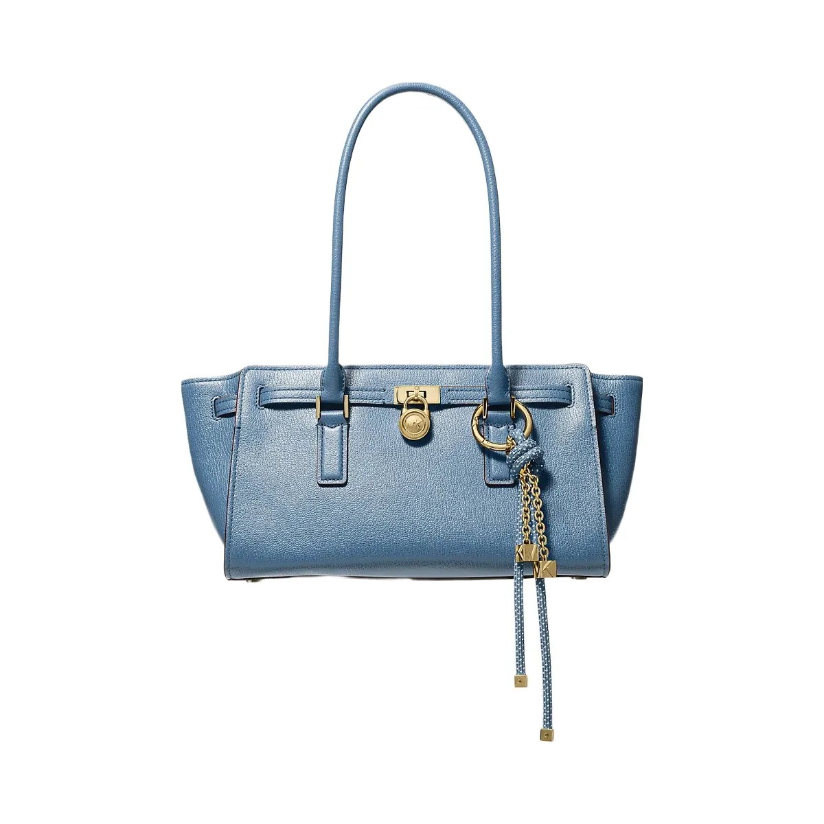 Michael Kors Hamilton Moderne Small Leather Satchel French Blue - HypeFly India View 1