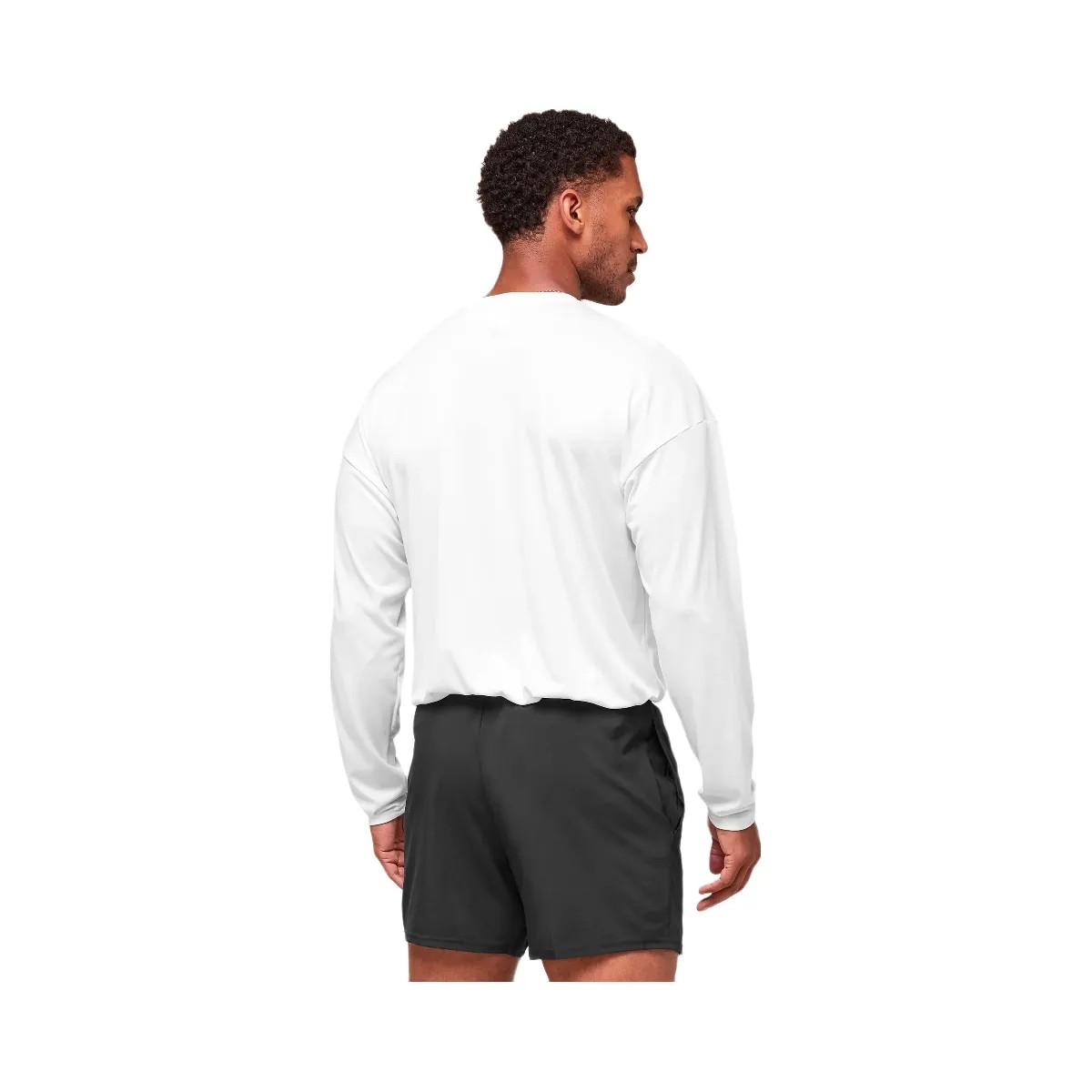 Gymshark Arrival Oversized Long Sleeve T-Shirt - White - HypeFly India View 2