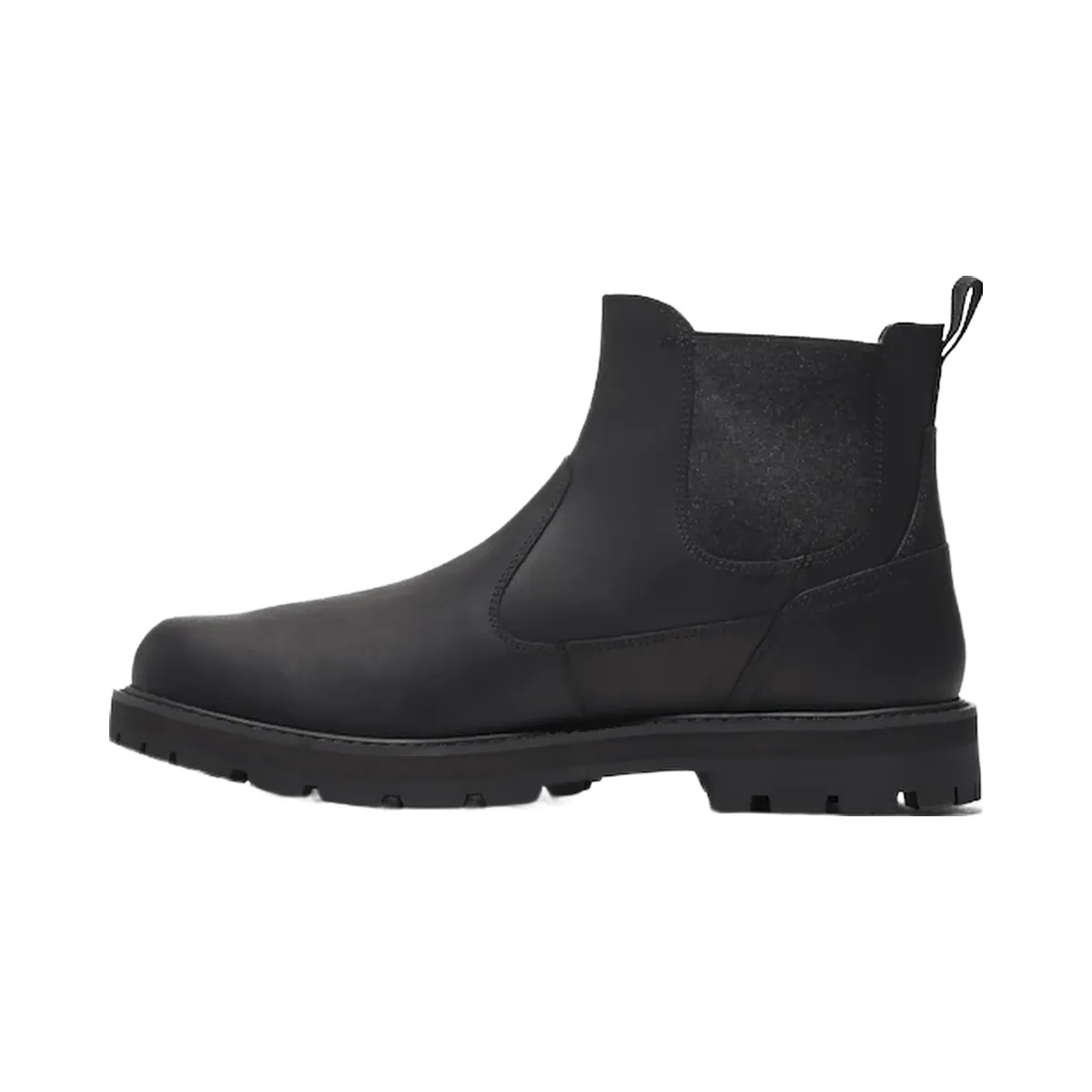 Timberland Britton Road Chelsea Boot Black Full-Grain Men'S - HypeFly India View 5