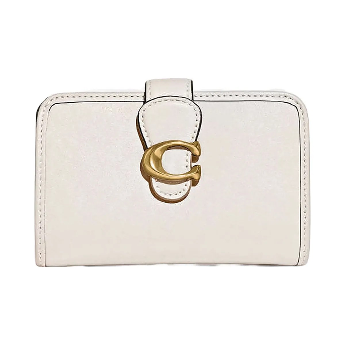 Coach Tabby Medium Wallet Brass-Chalk - HypeFly India View 1