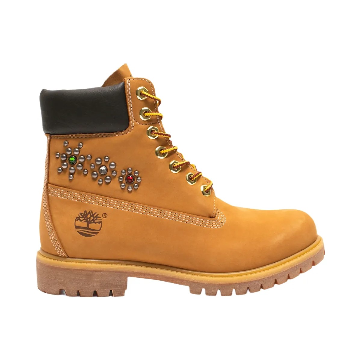 Timberland 6" Premium Boot One Block Down X Htc Studded Wheat - HypeFly India View 1