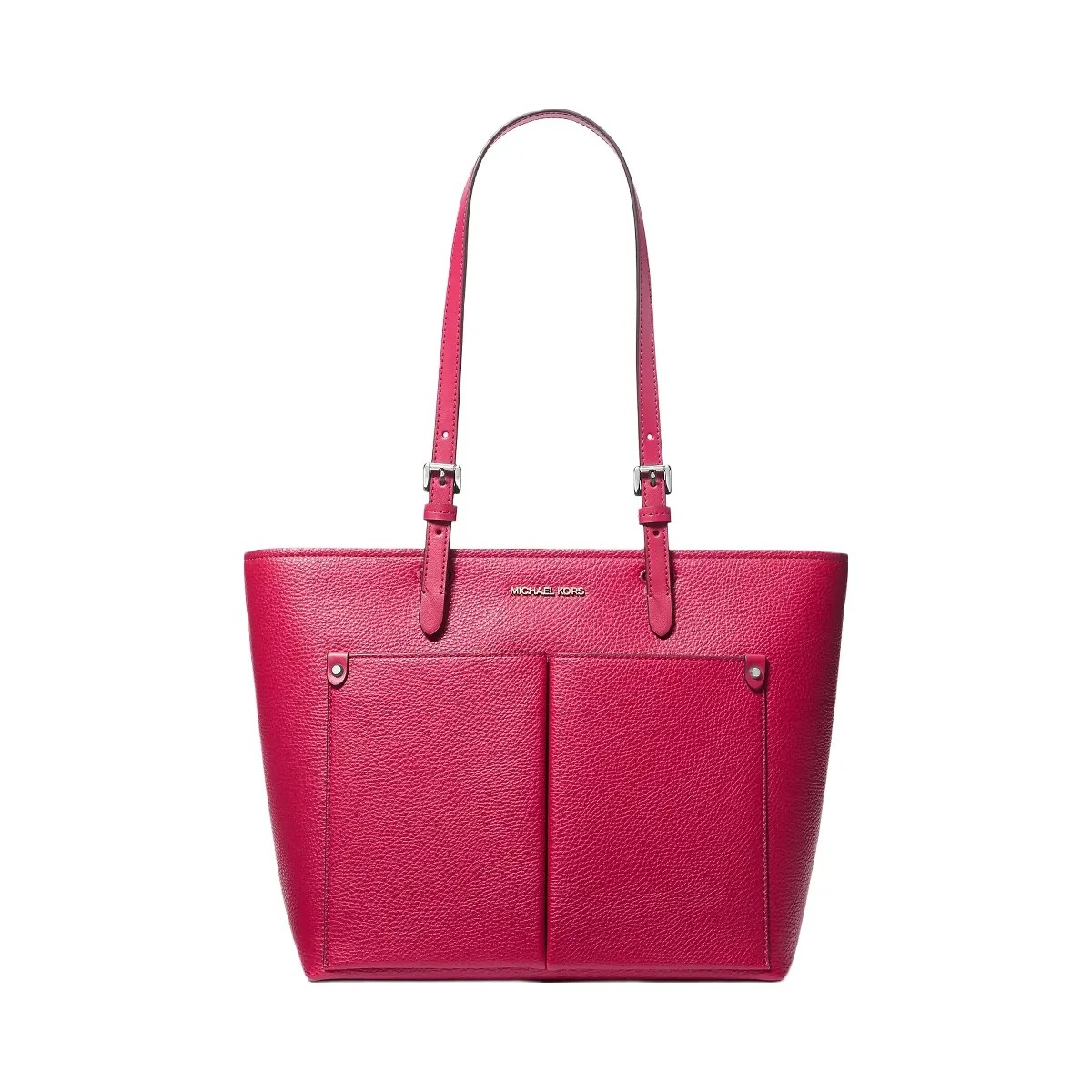 Michael Kors Jet Set Medium Pocket Tote Bag Dk Raspberry - HypeFly India View 1