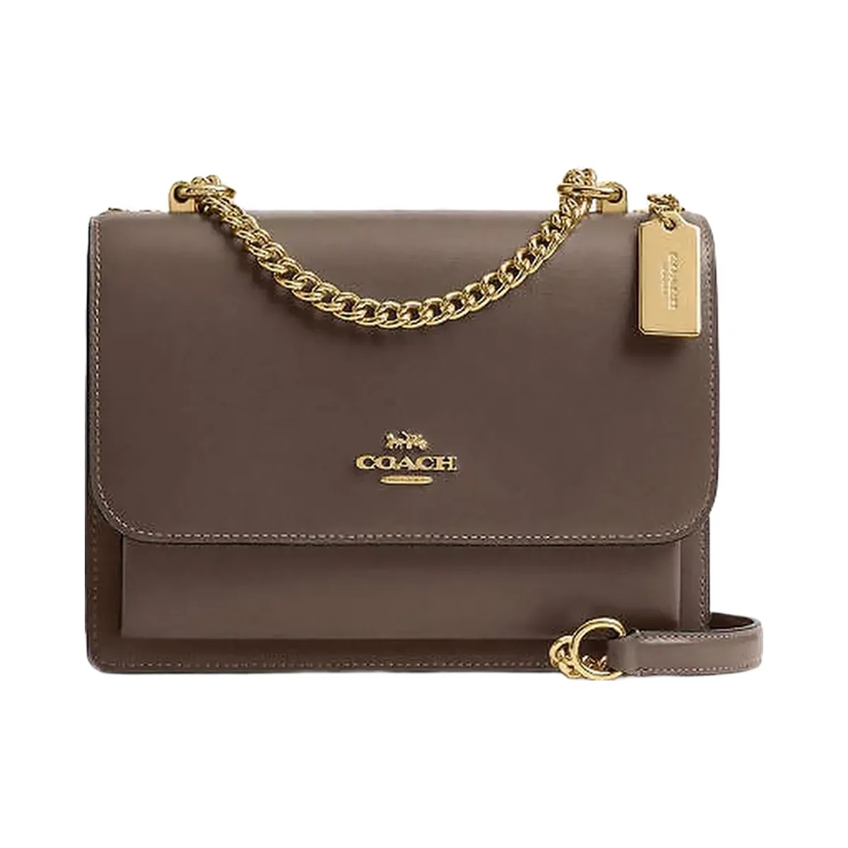 Coach Klare Crossbody Bag Calf Leather-Gold-Dark Stone - HypeFly India View 1