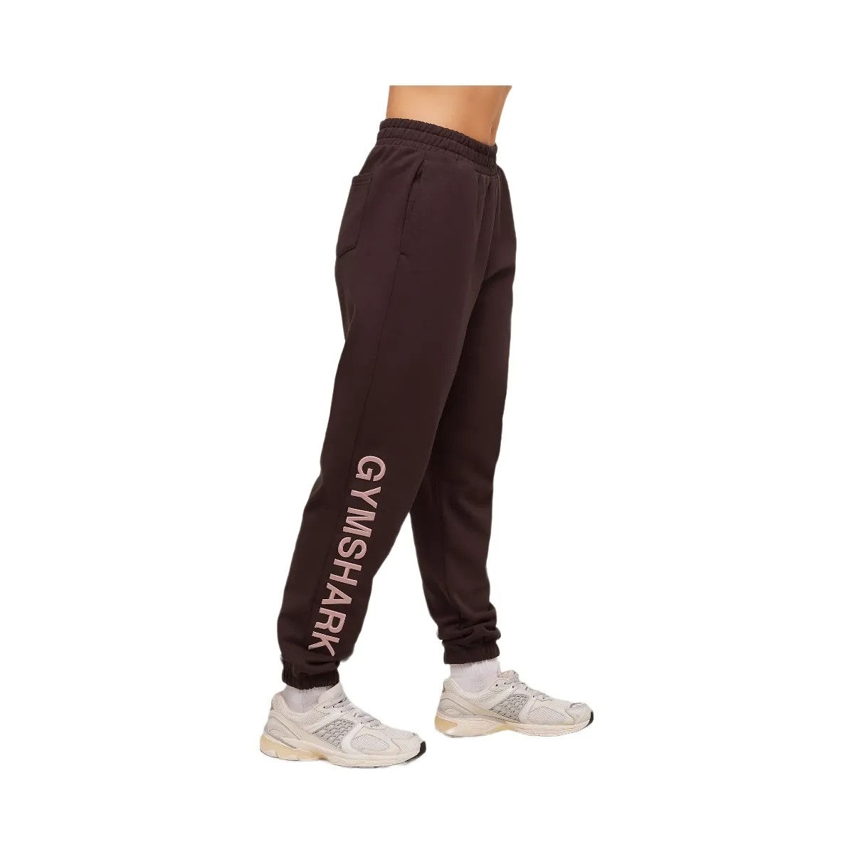 Gymshark Embroidered Logo Joggers - Cherry Purple - HypeFly India View 2