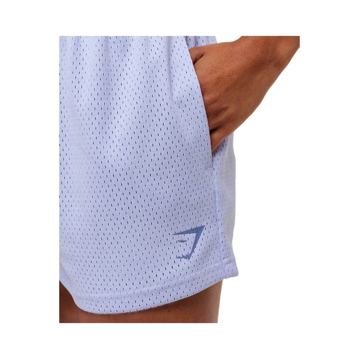 Gymshark Lifting Club Mesh Shorts - Peri Blue - HypeFly India View 5