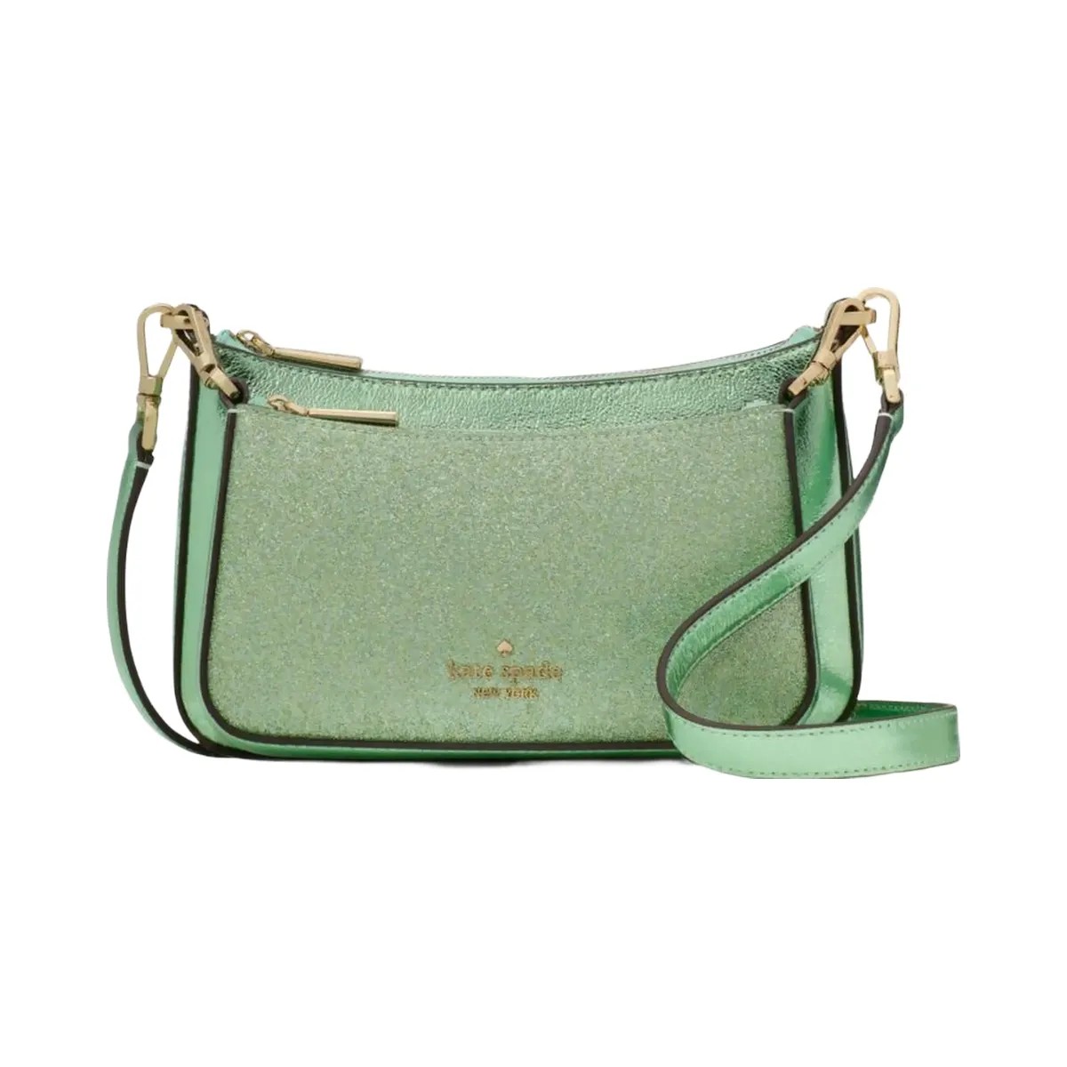 Kate Spade Duet Glitter Crossbody Duo Seawater - HypeFly India View 5