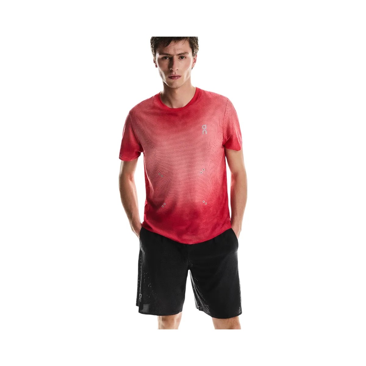 On Pace Mesh Shorts Black - HypeFly India View 2
