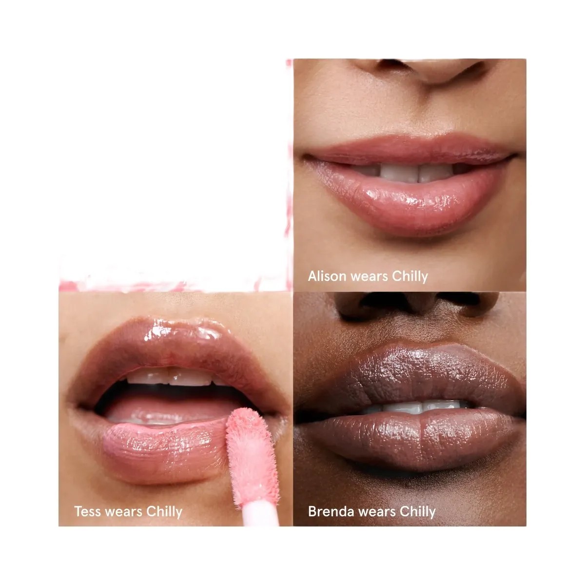Glossier Lip Glaze Hydrating Cooling Sheer Lip Oil - Chilly - HypeFly India View 2