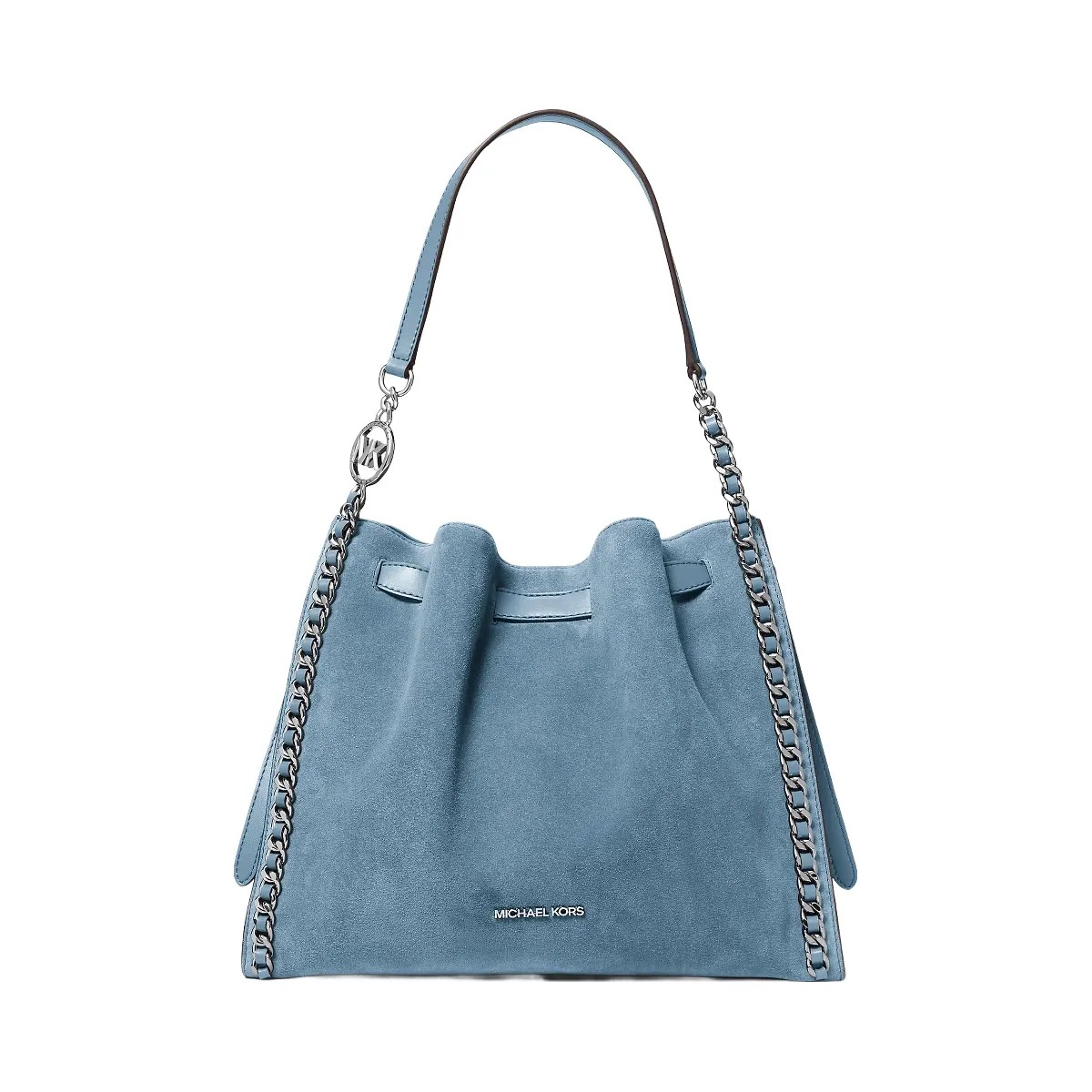 Michael Kors Mina Large Suede Chain Shoulder Bag Cornflower - HypeFly India View 1