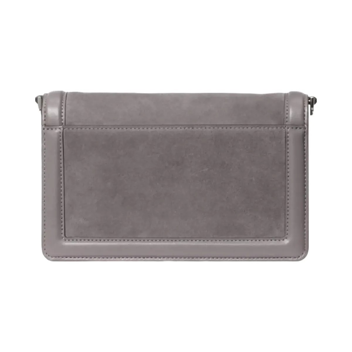 Kate Spade Knott Suede Mini Flap Crossbody Hare Grey - HypeFly India View 4