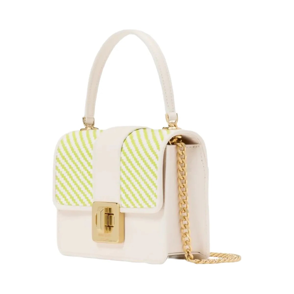 Kate Spade Phoebe Turnlock Mini Flap Crossbody Lime Slushy Multi - HypeFly India View 3