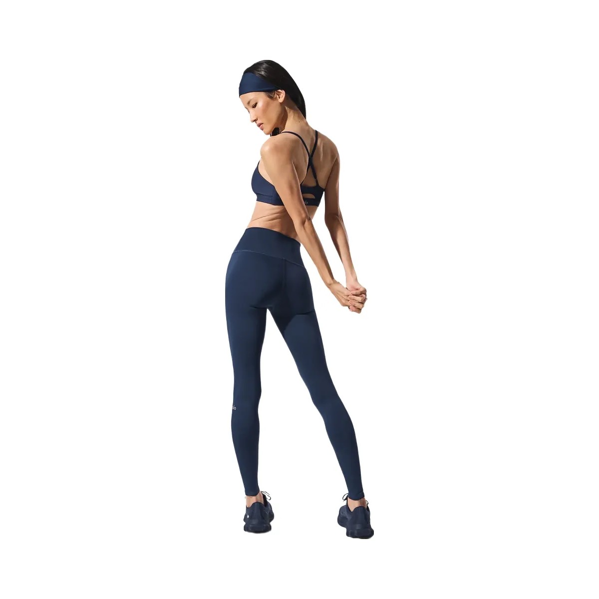Alo Women's High-Waist Airlift Legging - Navy - HypeFly India View 4