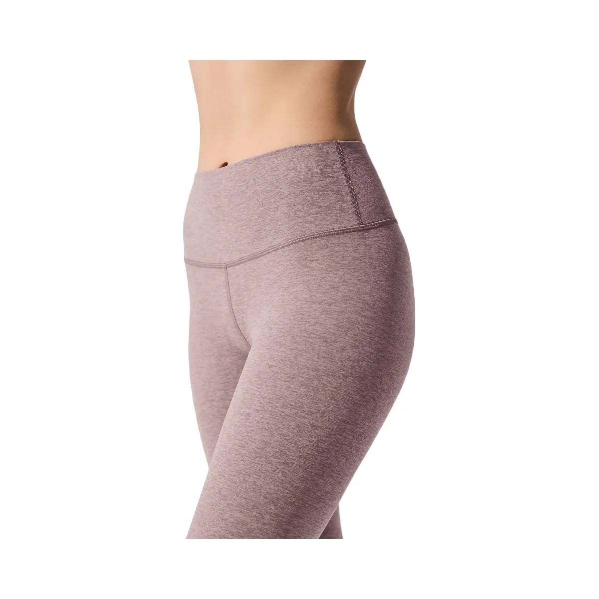 Alo Women's Alosoft High-Waist 7/8 Highlight Legging - Dark Pink Quartz Heather - HypeFly India View 3