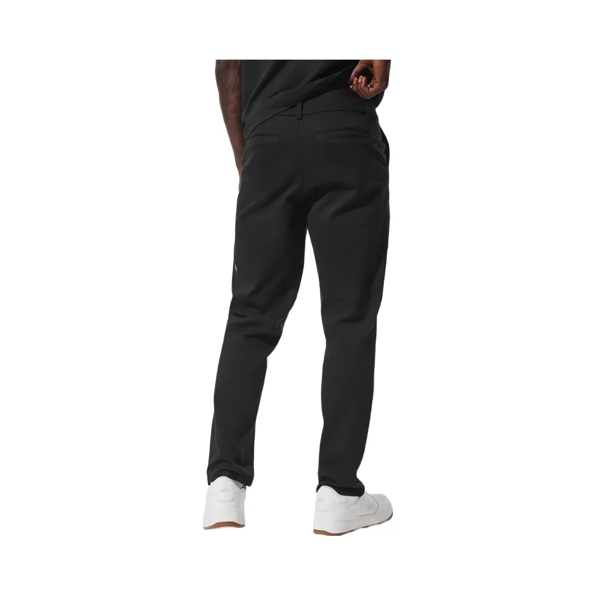 Alo Men's Edition Sueded Pant - Black - HypeFly India View 3