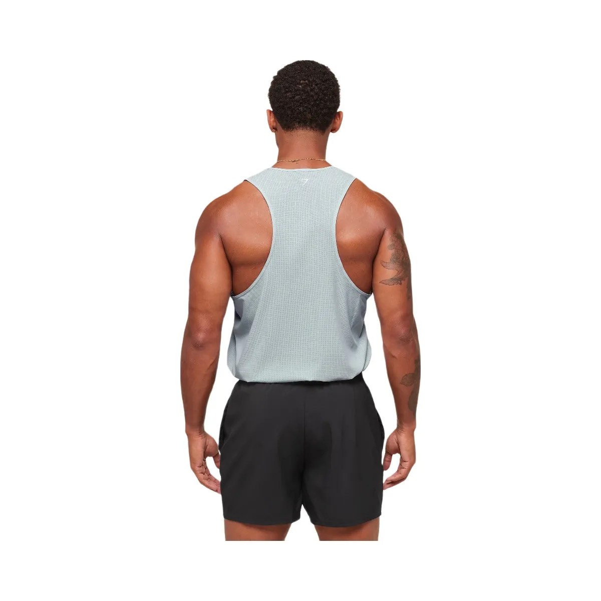 Gymshark Running Tank - Smoke Blue - HypeFly India View 2