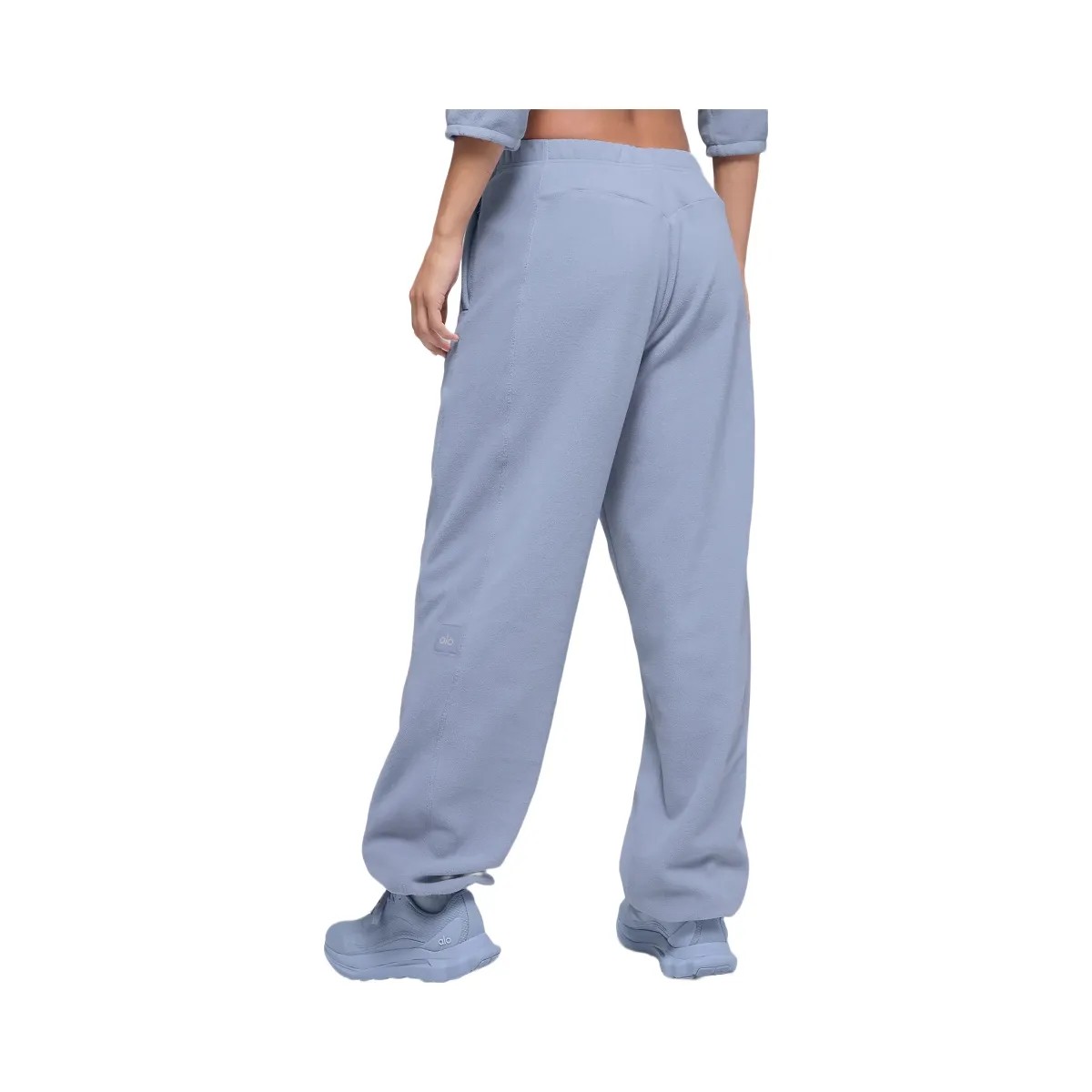 Alo Women's Polar Fleece High-Waist Retreat Jogger - Winter Frost - HypeFly India View 2